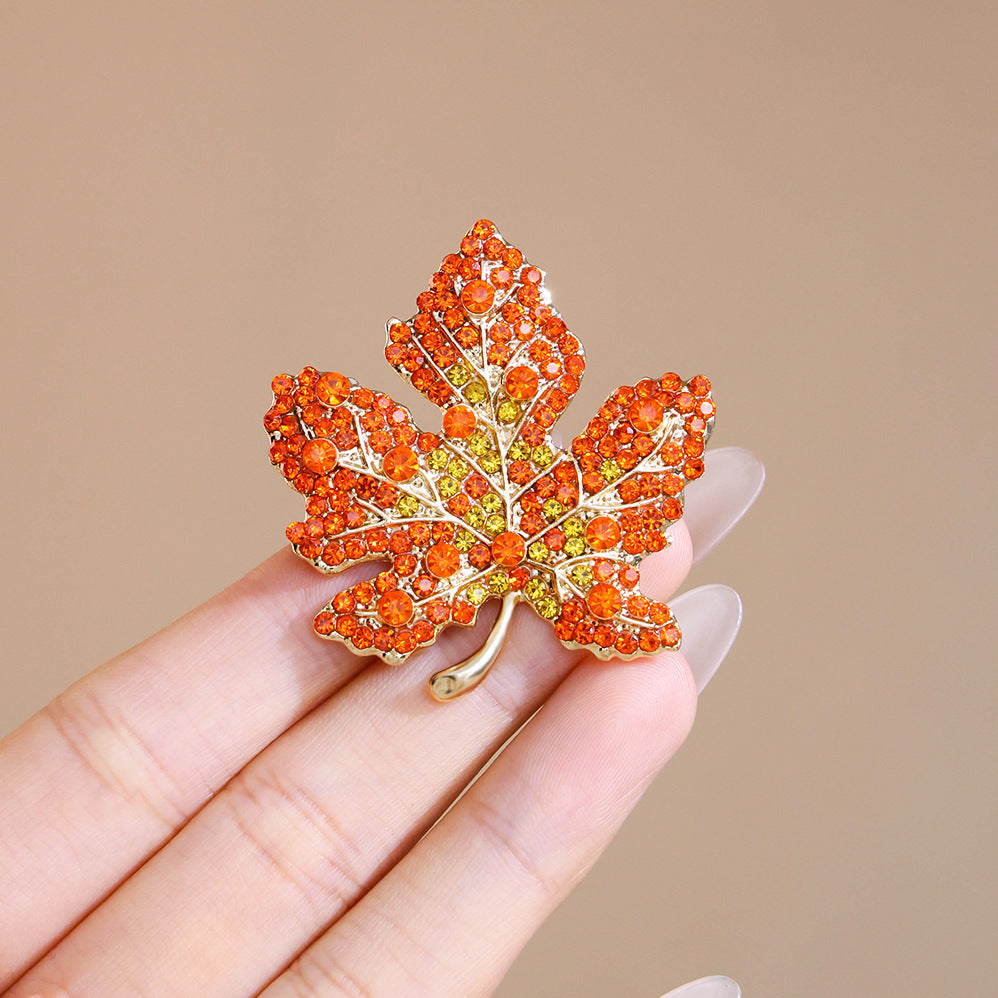 Canada Maple Leaf Brooch Ladies Premium Greeting Accessories (Pack of 5)