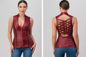 Burgundy - Front & Back