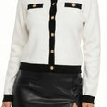 Contrast Trim Knit Cardigan (Pack of 6)