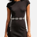 Rhinestone Chain Belt (Pack of 3)