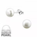 Fresh Water Pearl 6mm Ear Studs - Pack of 10