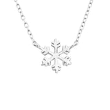 Silver Snowflake Necklace