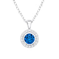 Silver Sparkling Necklace with Cubic Zirconia