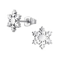 Snowflake Stainless Steel Ear Studs