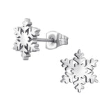 Snowflake Stainless Steel Ear Studs