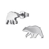 Polar Bear Stainless Steel Ear Studs