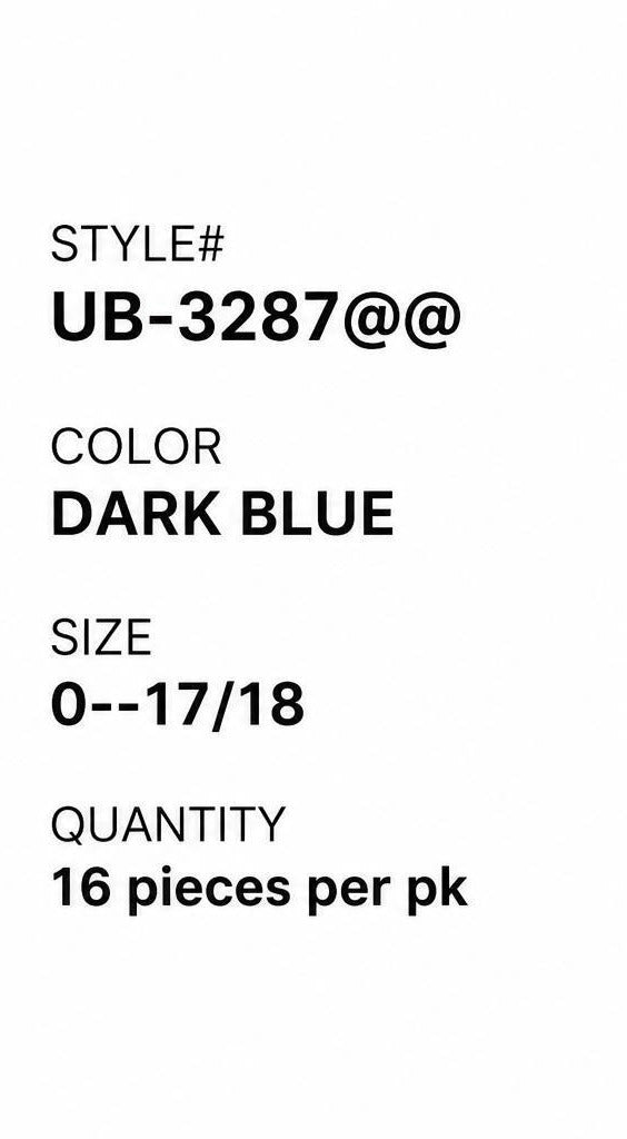 Colombian Skinny Jeans - Dark Blue (Pack of 16)
