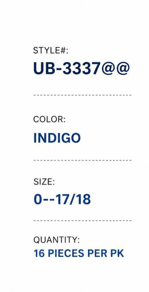 Colombian Skinny Jeans - Indigo (Pack of 16)