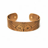 Authentic Indigenous Copper Plated Bracelet - Hummingbird