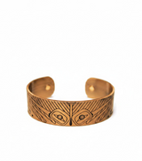Authentic Indigenous Copper Plated Bracelet - Hummingbird